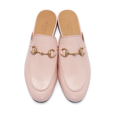 gucci light pink princetown loaders|Women's Mules .